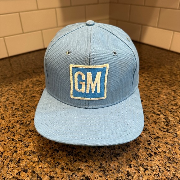 Vtg 90s New Era GM General Motors Pro Model Snapback Hat Made in USA Deadstock